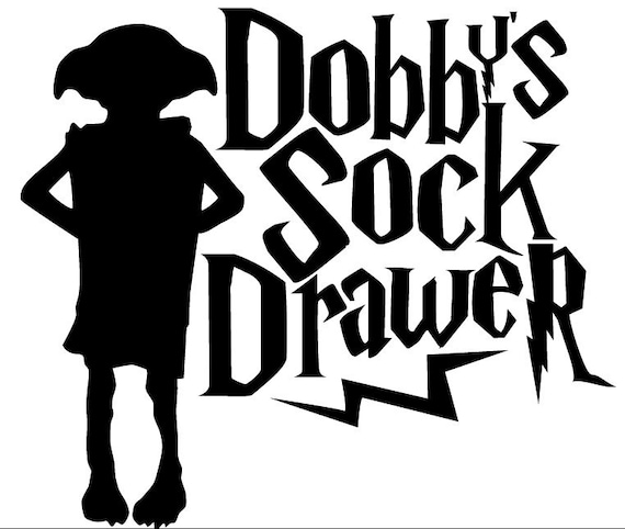 Dobby's Sock Drawer Dresser Decal