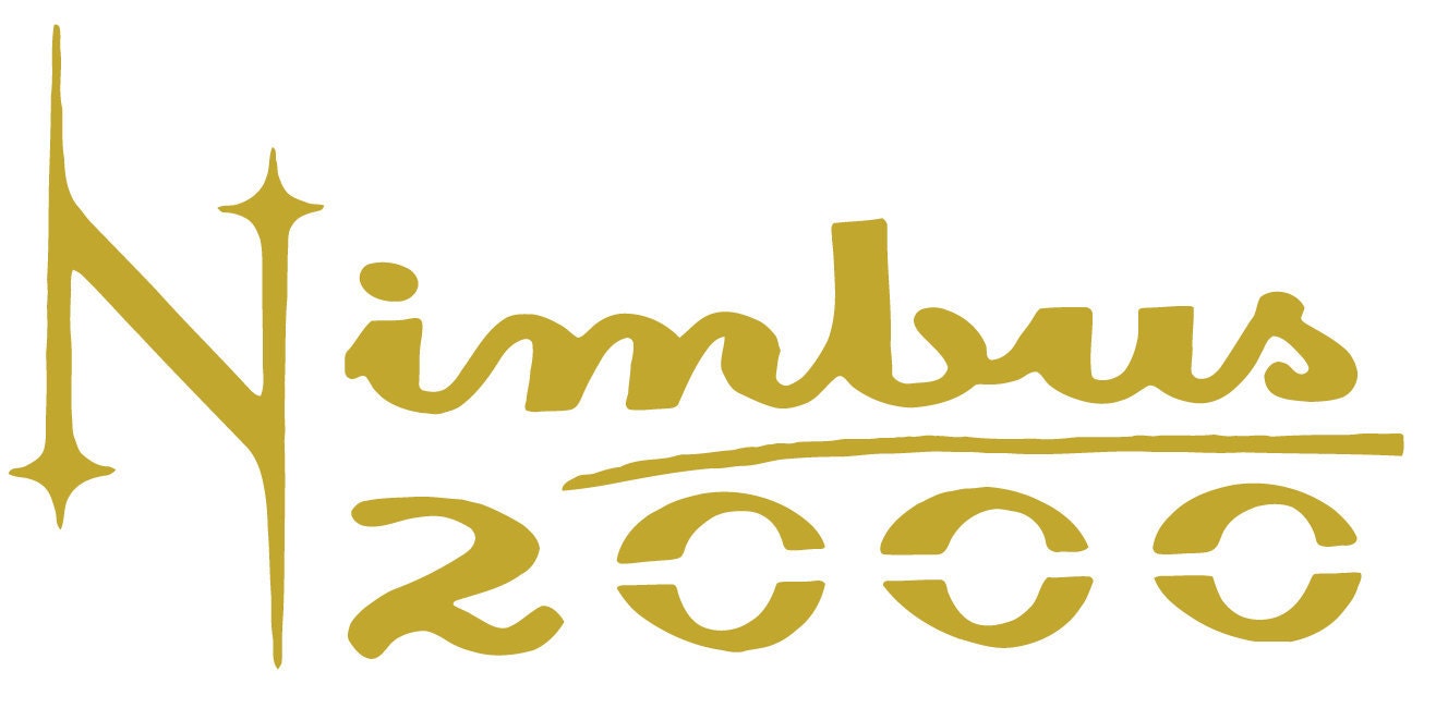Nimbus 2000 Broom Decal (GOLD)