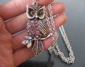 Beautiful owl necklace
