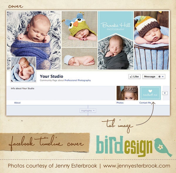 Facebook custom timeline cover - E345-5