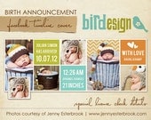 INSTANT DOWNLOAD - Birth Announcement FB Timeline Cover - E371