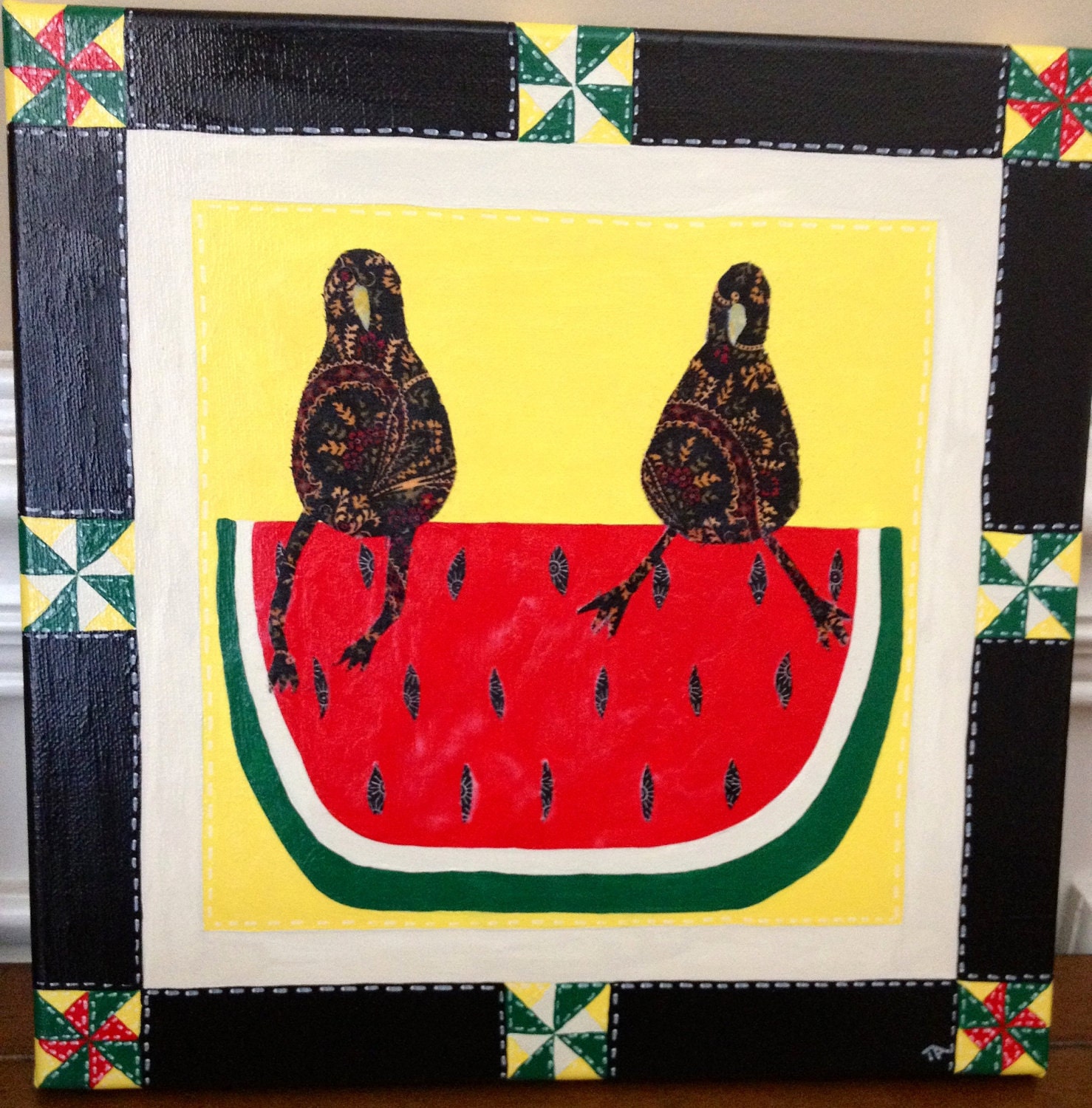 Quilt Art: Summer Watermelon