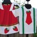 Brother Sister Matching Outfits Dress Shirt Set in Strawberry Design Spring Summer Outfits Siblings Twins