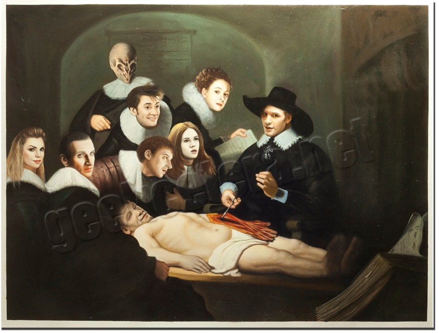The Anatomy Lesson of Doctor Who print- As Featured on BBC's Doctor Who Blog