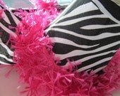 Zebra Lamp Shades for Chandeliers or Mini Lamps