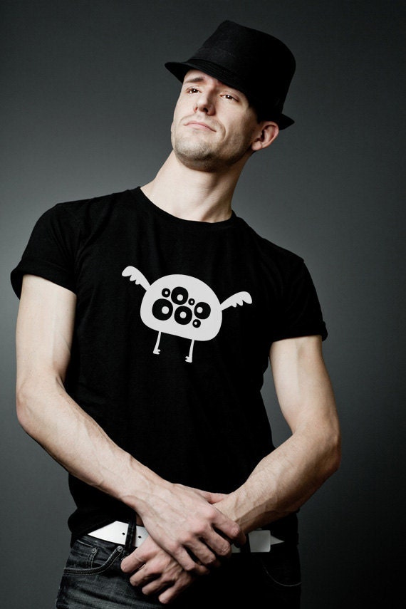 Monsters - T Shirt - Men - Stedman Classic Black Shirt  - Available in S, M, L, XL