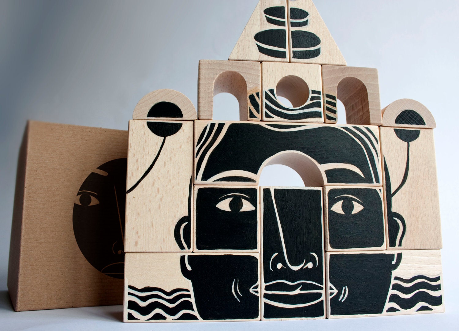 Phalanx (Wood Sculpture) Set E