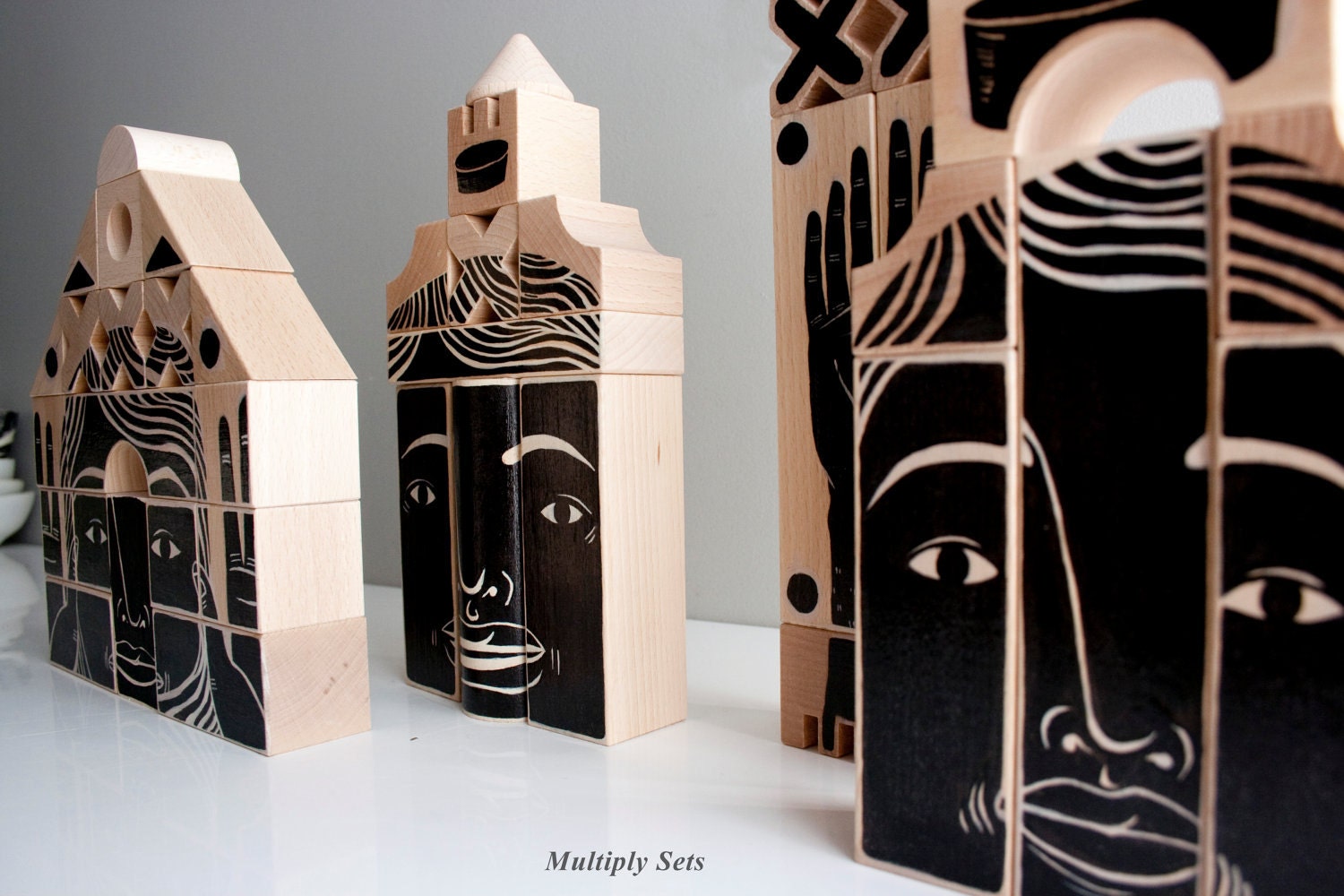Phalanx (Wood Sculpture) Set C