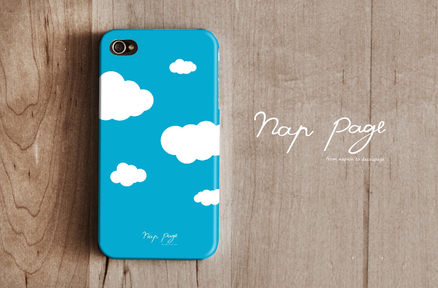 Apple iphone case for iphone iphone 5 iphone 4 iphone 4s iPhone 3Gs : Abstract blue sky with white cloud