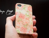 iphone 4 case , iphone 4s case , case for Iphone 4 Blackberry mobile Case handmade: Vintage Rose