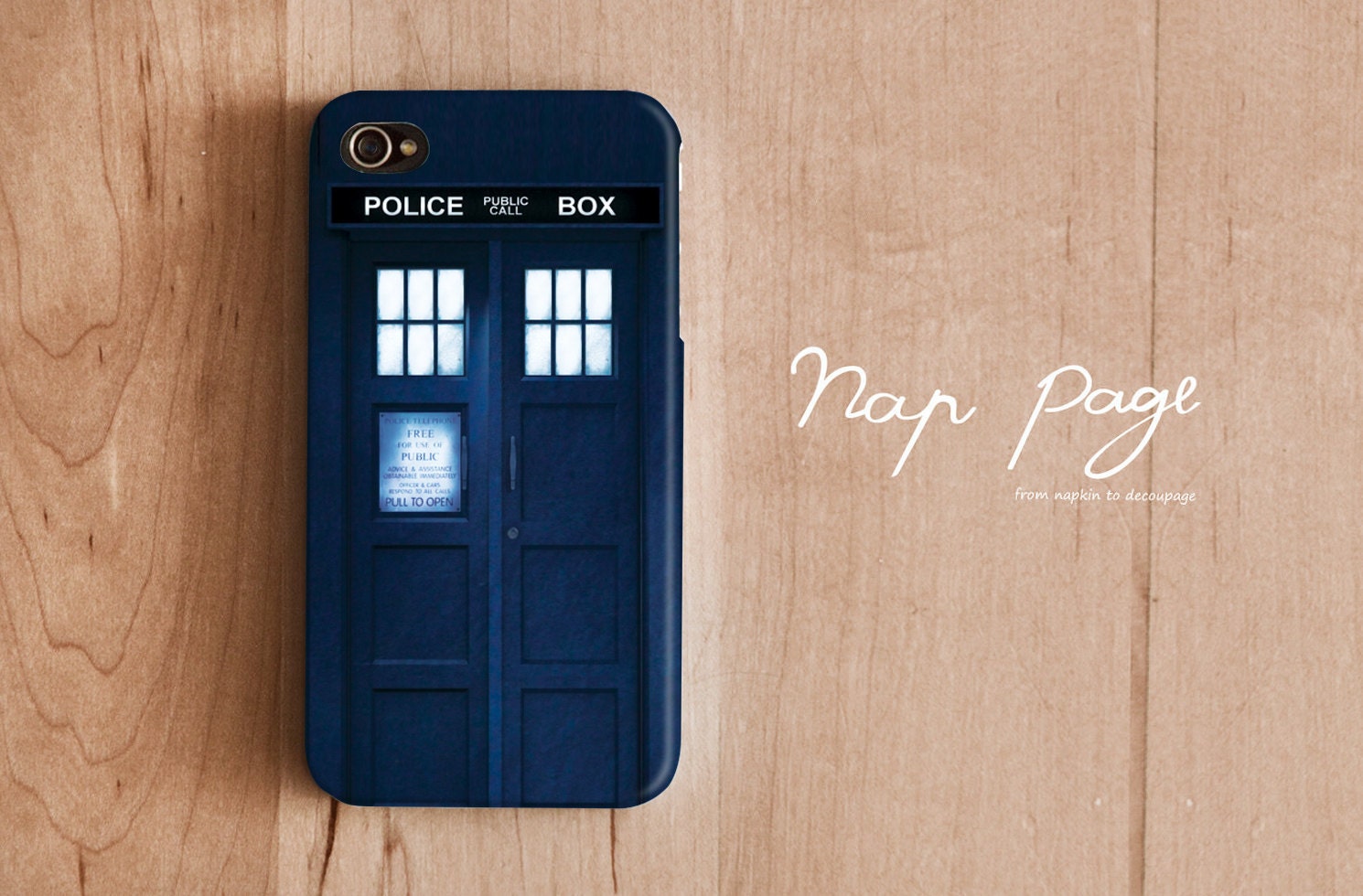 Apple iphone case for iphone iphone 5 iphone 4 iphone 4s iPhone 3Gs : Doctor Who Police Call Box
