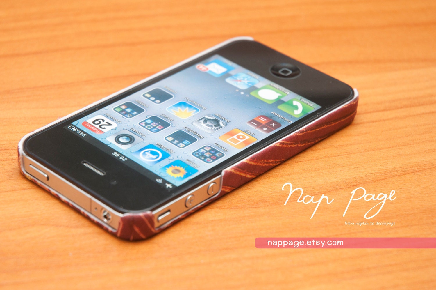 Apple iphone case for iphone iphone 5 iphone 4 iphone 4s iPhone 3Gs  : Peacock feather pattern
