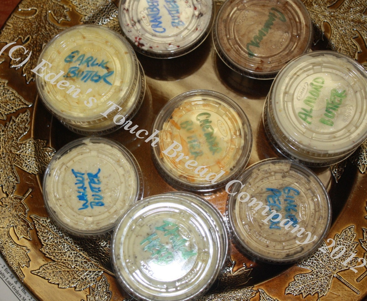 Specialty Butter Sampler - Cinnamon, Cheddar, Garlic, Italian Herb Butters