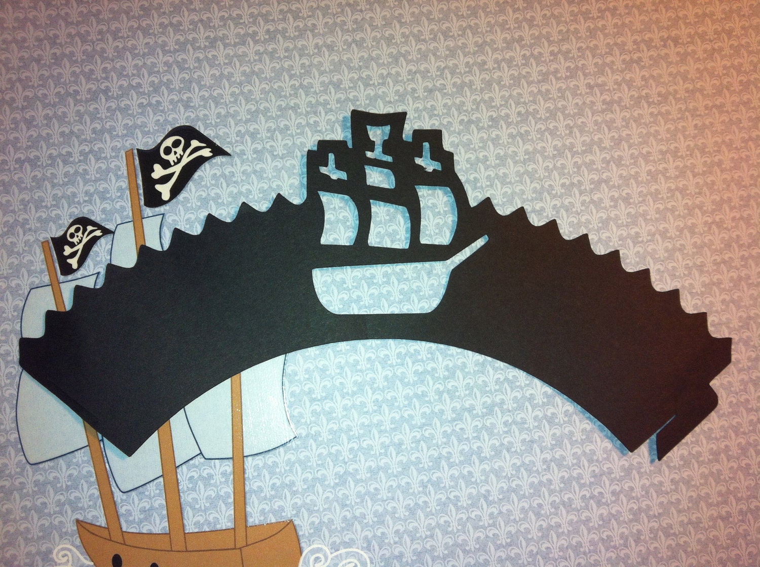 Pirate's Ship Cupcake Wrapper