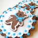 Teddy Bear Cookies Chocolate Sugar Cookies Shower Birthday All Natural