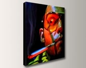 8x10 Canvas Print - Fear and Loathing in Las Vegas - Canvas Print of Digital Painting of Johnny Depp - Large Canvas Movie Poster