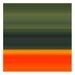 Modern Art Canvas Gallery Wrap - Large Minimalist Painting - 30x30 Fine Art - Orange and Green Wall Decor
