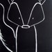 No. 001 - Modern Kids and Nursery Art Original Painting - 16" x 20" on regular 3/4" depth canvas - The Fox