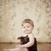 Brown Flower headbands, baby flower headbands, newborn headbands, photography prop