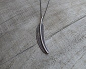 Sterling Silver Feather Pendant