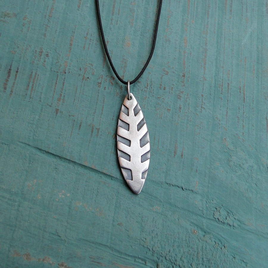 Sterling Silver Root Pendant