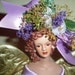 Handcrafted Latina inspired Gift Angel Mustard Seed Faith Bella Divina Lavender Cut Work Lace - Latina Inspired Free Personalization