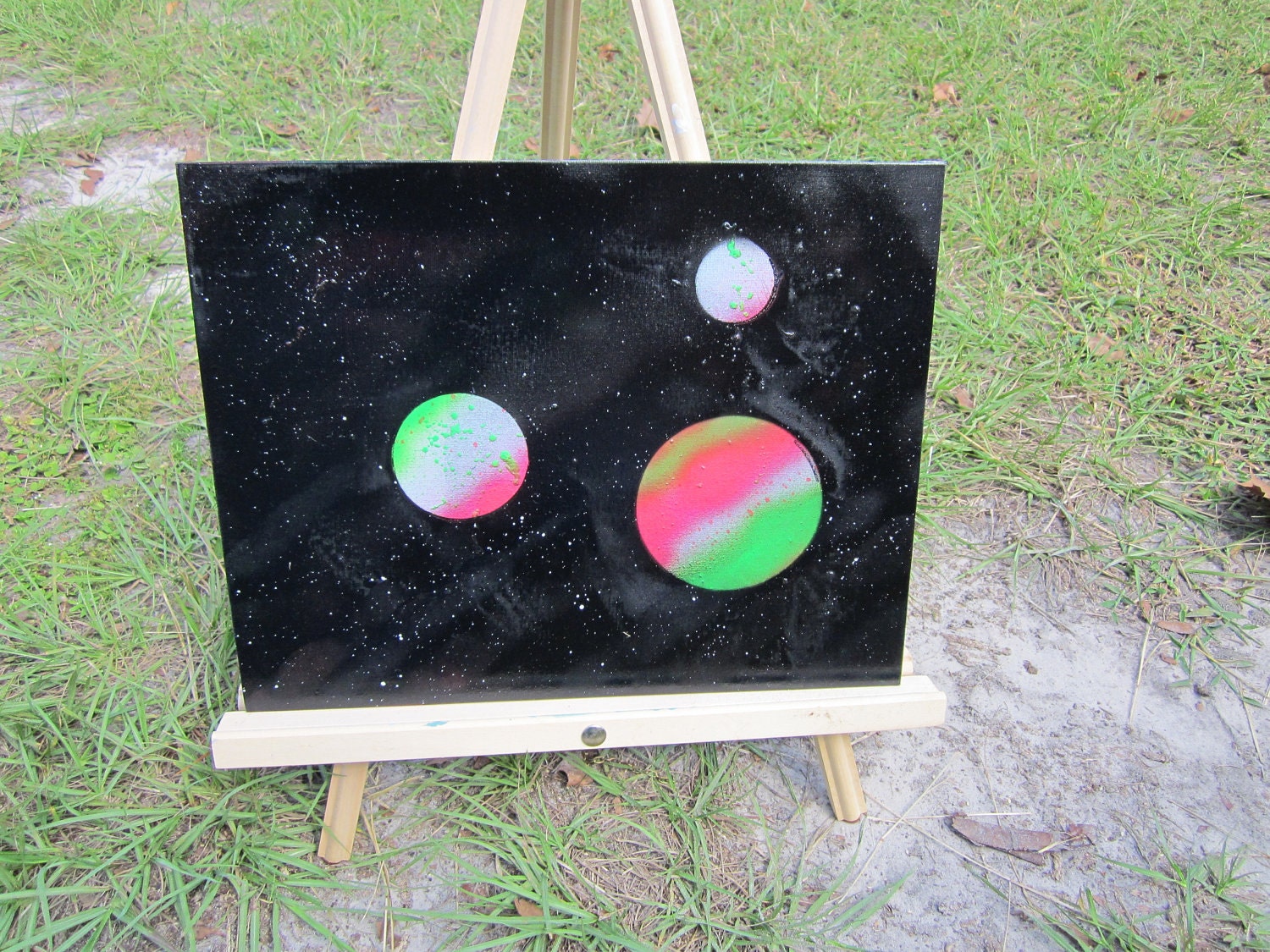 Fluorescent Space Painting