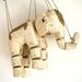 Black Friday Sale Vintage Indian dancing Elephant puppet - Free Shipping