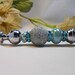 Soft Aqua Disco Ball European Beaded Letter Opener