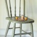 Chair Vintage Childs Chair Antique BentwoodRustic Green Wooden Childs Chair