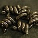 Barbed wire pewter parts 0.39"x0.66" -skullysupply- 5pcs