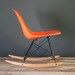 Eames Designed Herman Miller Rocker Shell Chair (RSR)