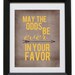 May the odds be ever in your favor poster print 11X14 Hunger Games