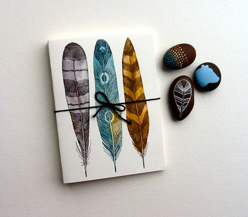 Driftwood Feather Notecards - Greeting Cards - Fine Art Cards