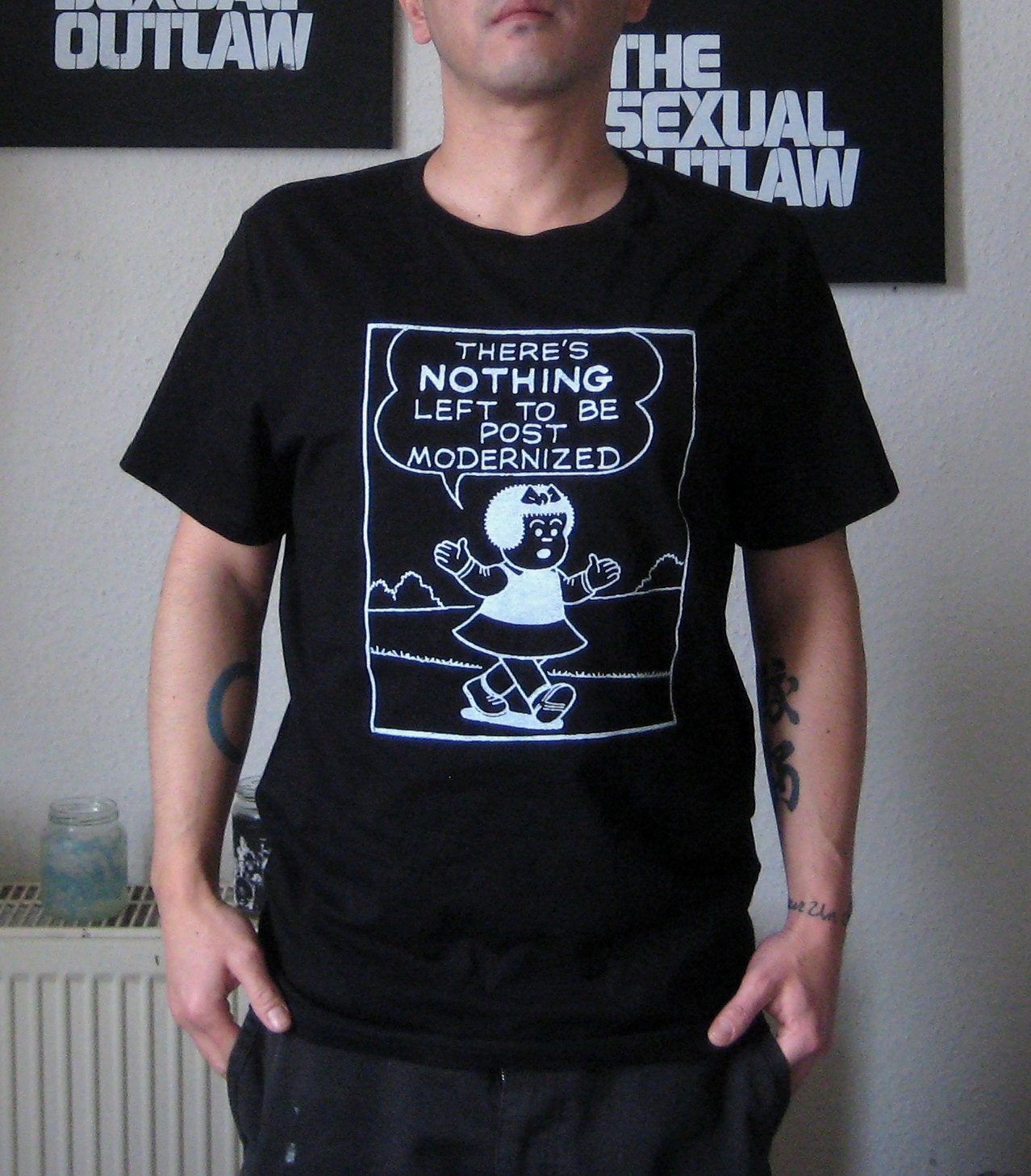 There's Nothing Left to Be Post Modernized T-shirt inspired by Comic Book Nancy