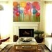 RESERVED. FLOWER GARDEN. 30x40x1.5" Original Ora Birenbaum Acrylic Abstract Painting.