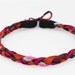 Braided Headband in Red 'Tiger Stripe'