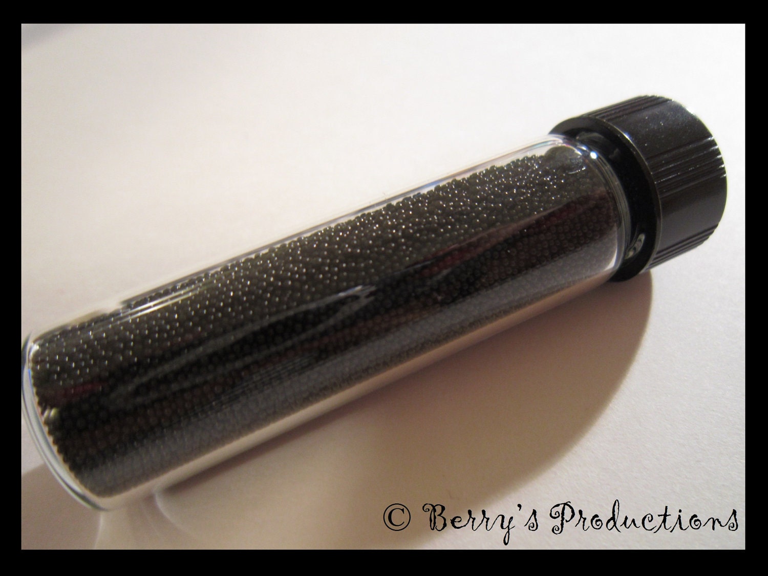 Micro Beads BEST for Nail Art. Color Ebony aka Black