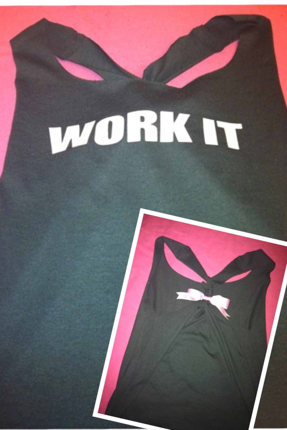 WORK IT Racerback Work-out Tank Top