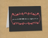 VALENTINES CARD - You Are the Best Thing
