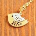 Mom Necklace - gold mother necklace, 14k gold filled, baby shower jewelry, gold sparrow necklace, new mom necklace