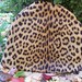 SALE LEOPARD 1940s Genuine Hollywood Muff Style Handbag