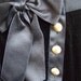 CHANEL Black Silk Velvet Wide Leg Trousers Size 38 Made in France Genuine