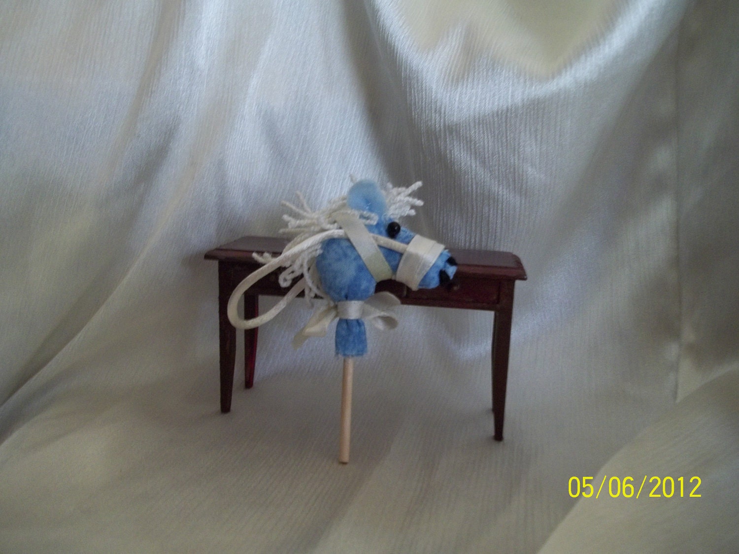 One inch scale Hobby Horse White Mane