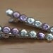 Pink & Clear Transparent Bead Hair Clips (Pair)