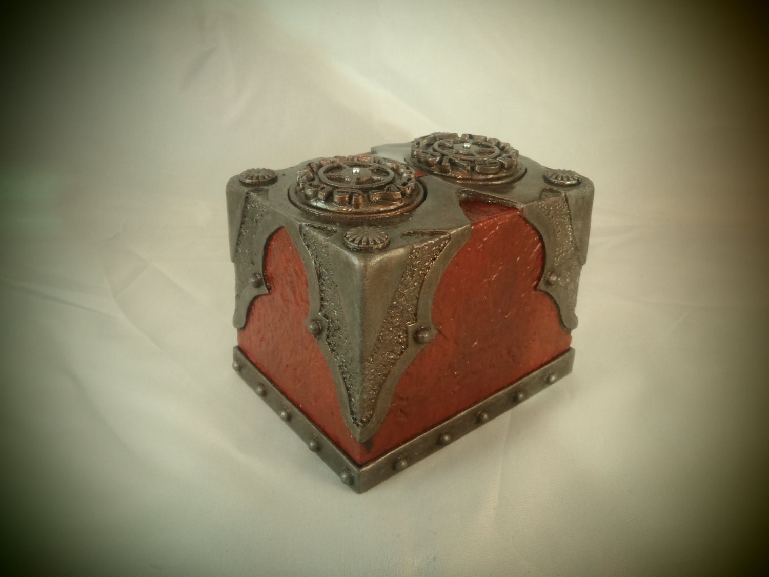 Custom Steampunk Deck Box for MTG Sleeved Cards Perfect for EDH Decks Available in any color