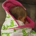 Giraffe Stroller Blanket with Cuddle MInky