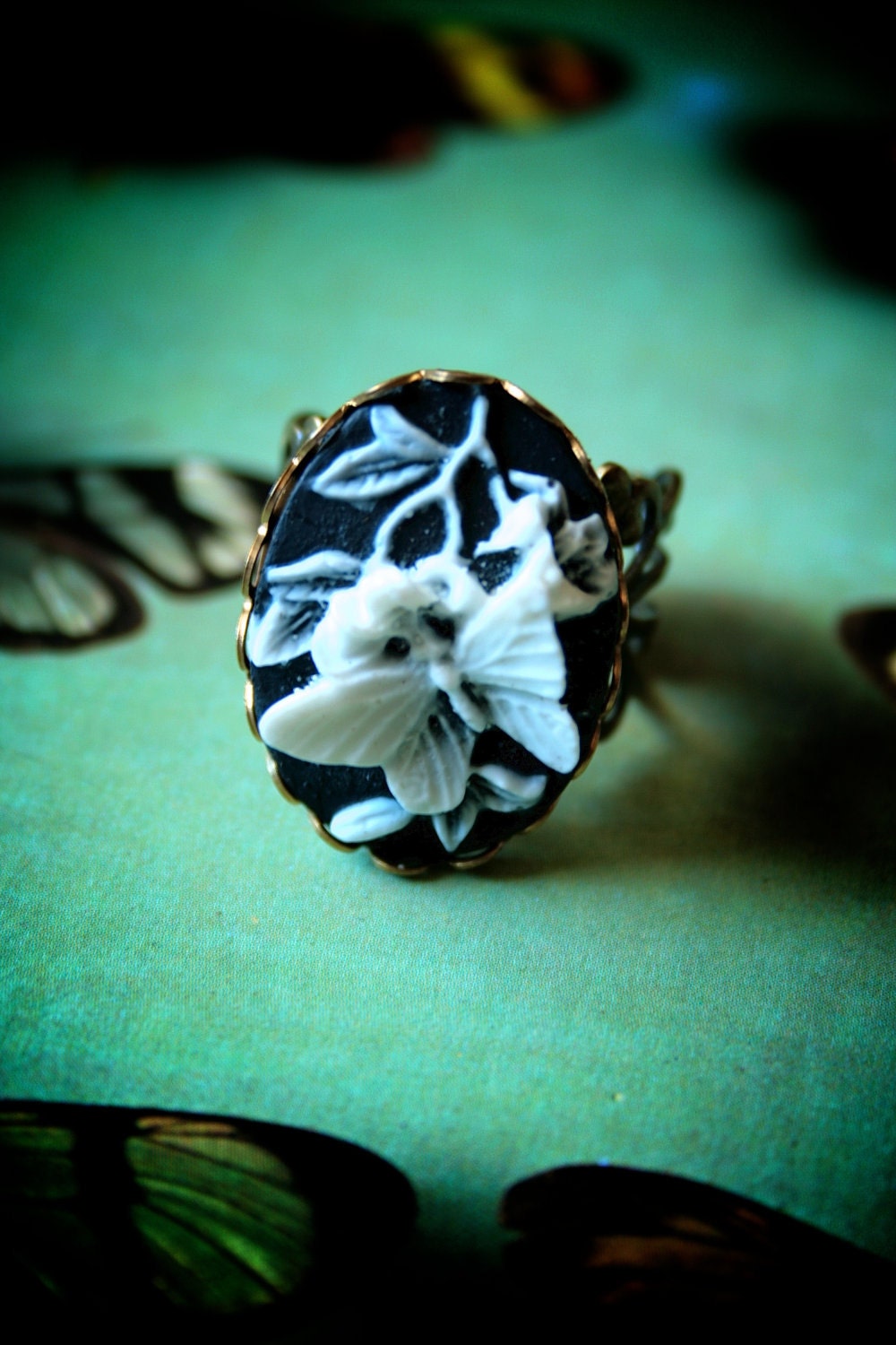 Victorian Butterfly Ring