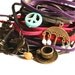 Custom Leather Wrap Bracelet Design Your Own You Pick Color and Charm Necklace or Anklet