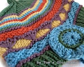 Rainbow Toddler Hat - High Quality Natural Product - Swissmade - Size 12 Month - Material: 1/2 silk & 1/2 wool